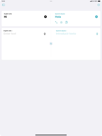 Press the screen size icon.
