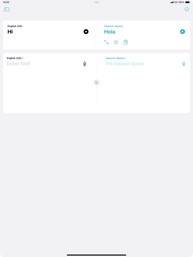 Press the screen size icon.