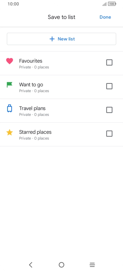 Press the required setting. Press the required setting.