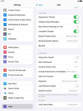 Press Default Account.