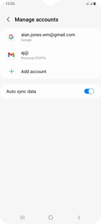 Press the Home key to return to the home screen.