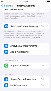 Press Sensitive Content Warning.