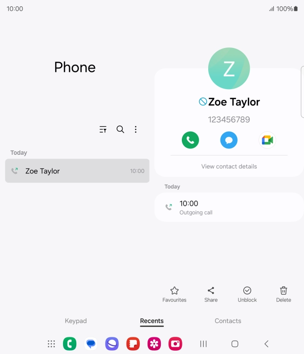 Press the Home key to return to the home screen.