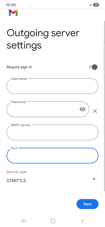 Press the drop down list below 