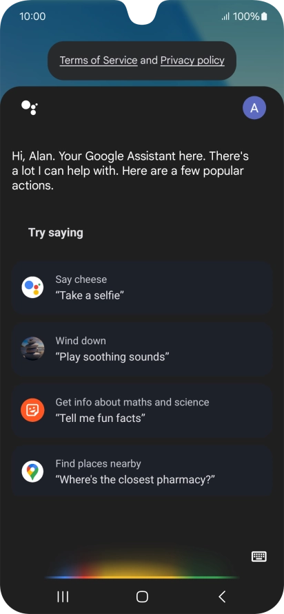 Wait, until this screen is displayed.