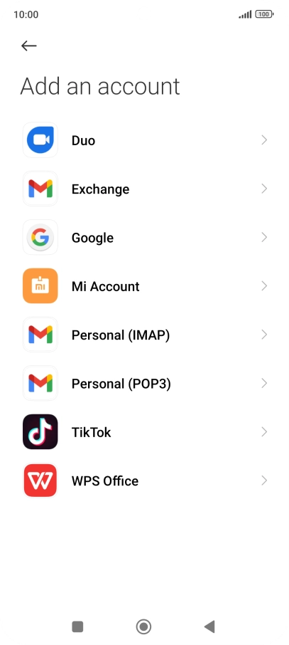 Press Personal (IMAP).