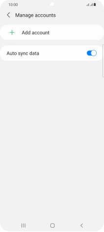 Press Add account. Press Add account.