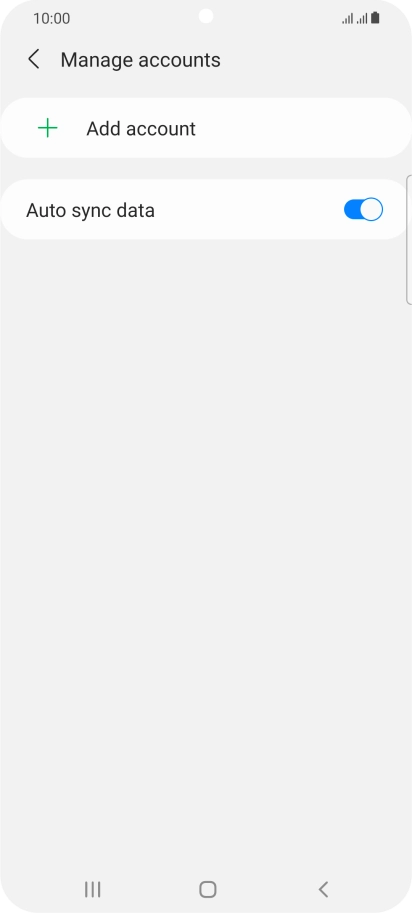 Press Add account. Press Add account.