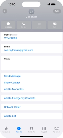 Slide your finger upwards starting from the bottom of the screen to return to the home screen.