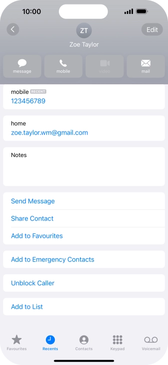 Slide your finger upwards starting from the bottom of the screen to return to the home screen.