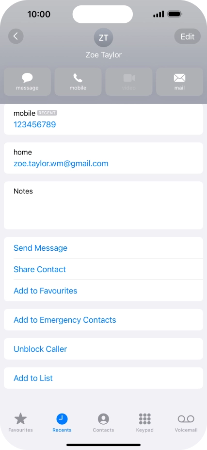 Slide your finger upwards starting from the bottom of the screen to return to the home screen.