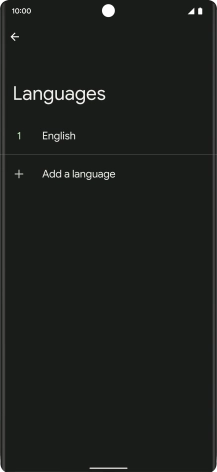 Press Add a language.