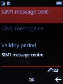 Key in +447785016005 and press the Navigation key.