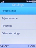 Select Adjust volume. Select Adjust volume.