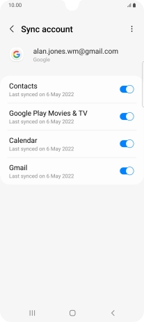 Press the Home key to return to the home screen.