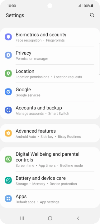 Press Accounts and backup.