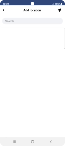 Press the search field and key in the required search word.