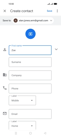 Press Surname and key in the required last name.