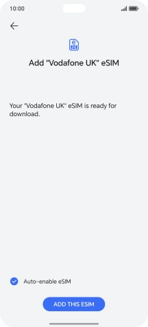 Press ADD THIS ESIM.