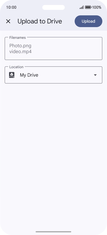 Press the field below 