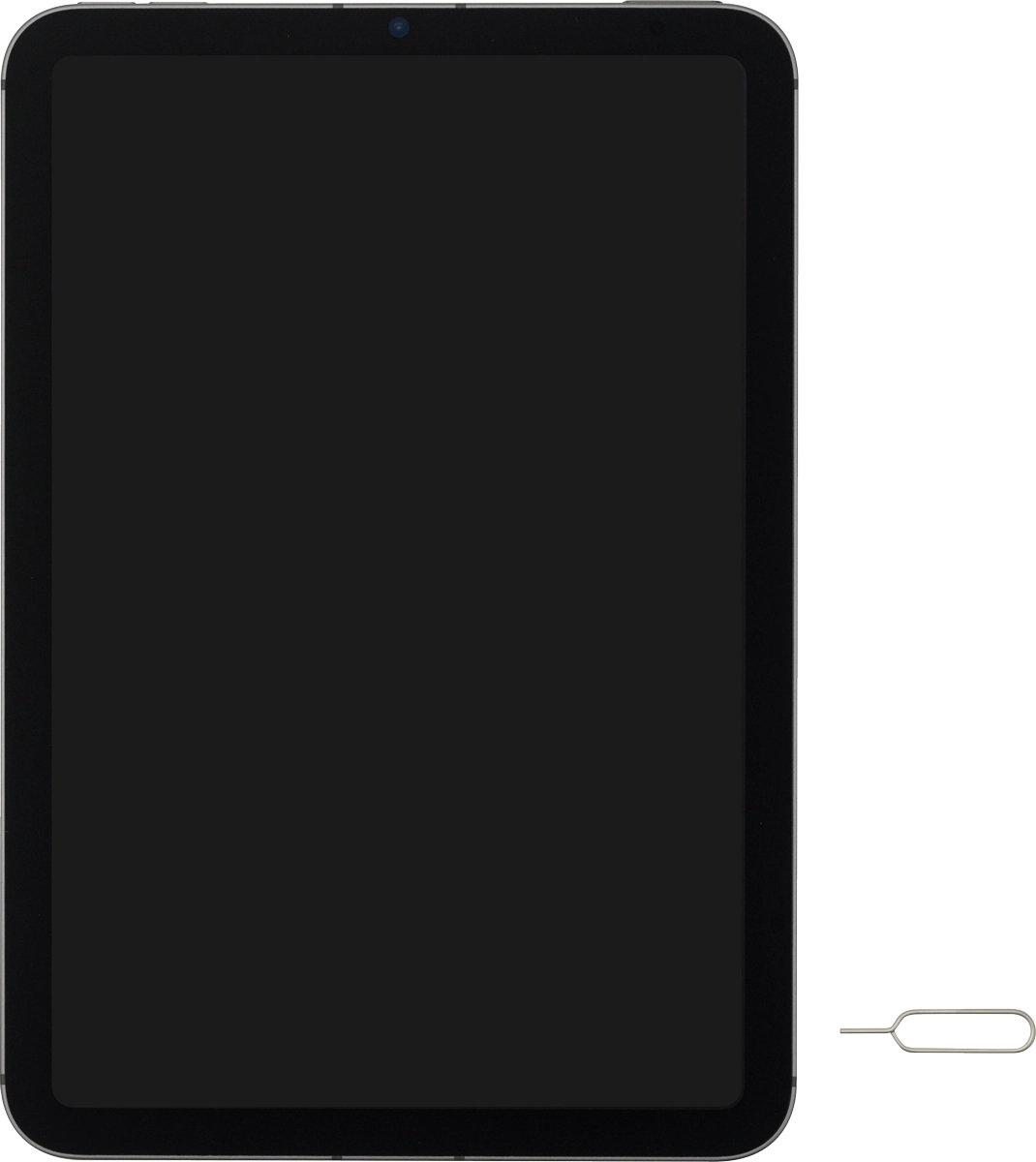 Find the opener for the SIM holder.