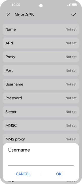 Key in wap and press OK.
