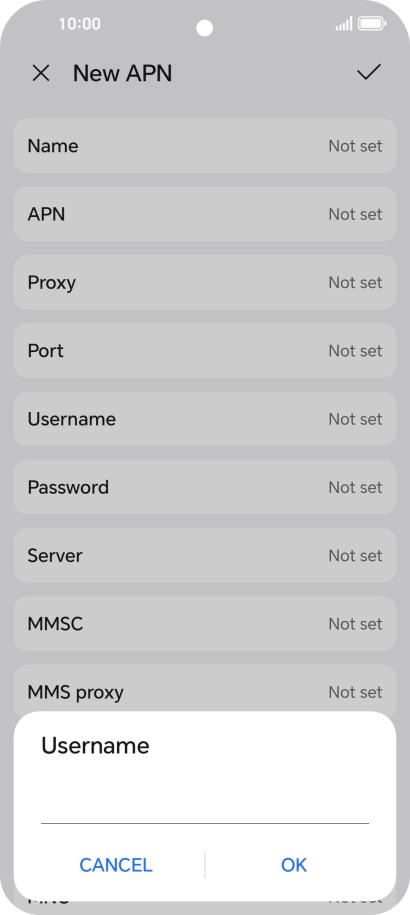 Key in wap and press OK.