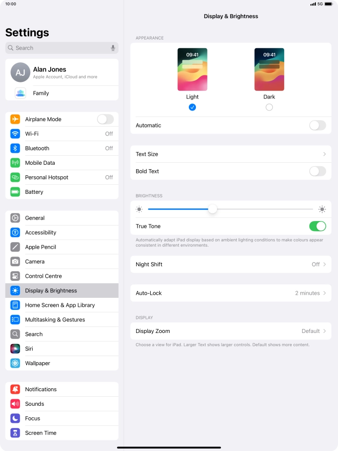 Press Dark. Press Dark.