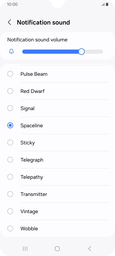 Press the required message tones to hear them.