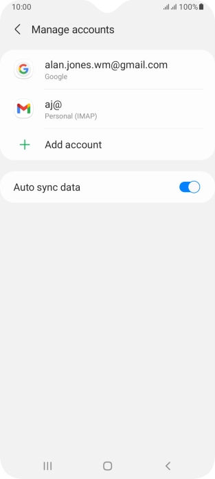 Press the Home key to return to the home screen.