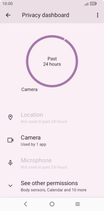 Press See other permissions.