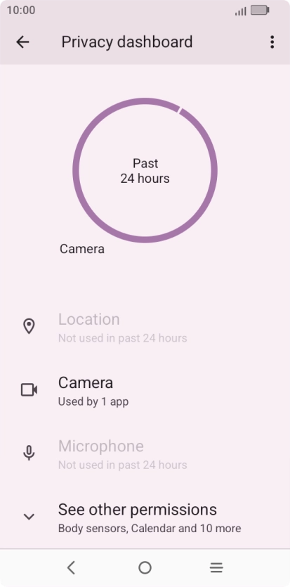 Press See other permissions.