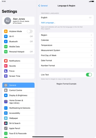 Press Add Language.... Press Add Language....