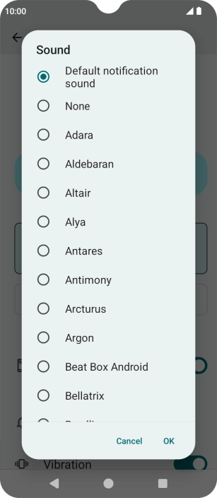 Press the required message tones to hear them.