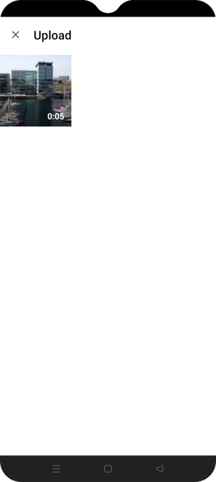 Press the required video clip.