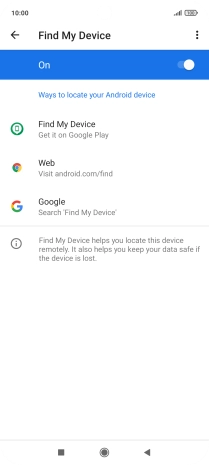Press the Home key to return to the home screen.