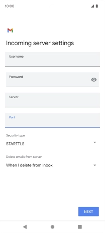 Press the drop down list below 
