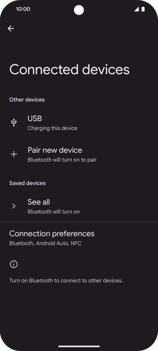 Press Pair new device.