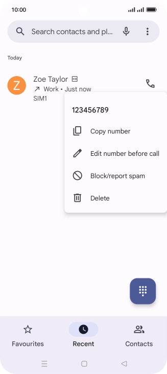 Press Block/report spam.