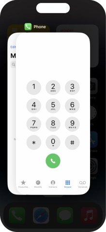Slide upwards on the required application to end it. Slide upwards on the required application to end it.