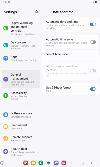Press the indicator next to Press the indicator next to