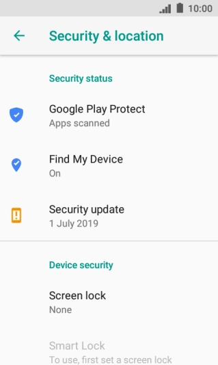 Press Find My Device.