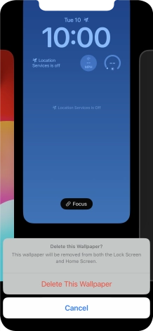 Press Delete This Wallpaper.
