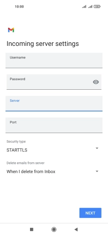 Press the field below 