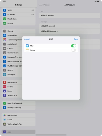 Press Save. Your email account has now been set up. To select more settings for incoming and outgoing server, proceed with the following steps.