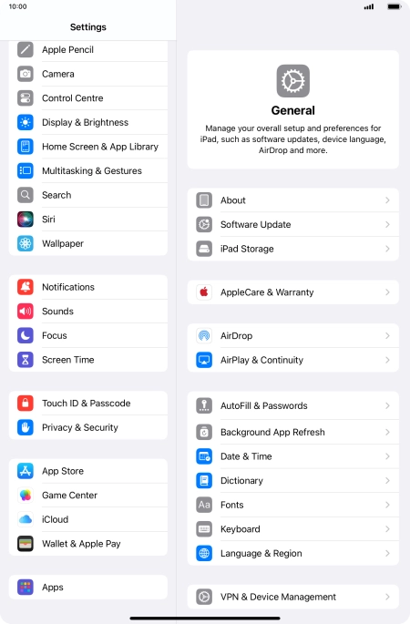 Press Touch ID & Passcode.