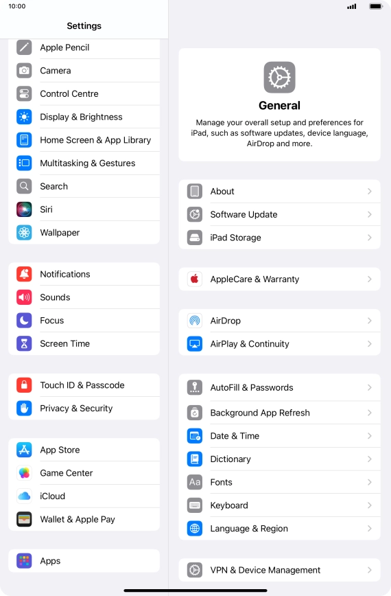 Press Touch ID & Passcode.