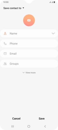 Press the address book drop down list.