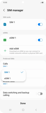 Press the required price plan.