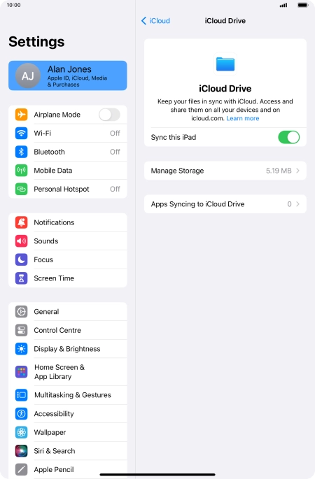 Press arrow left. Press arrow left.